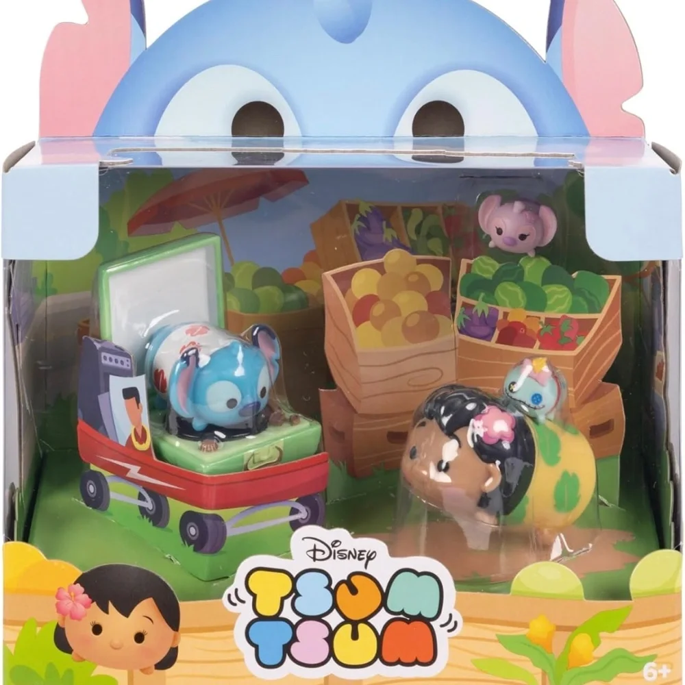DISNEY Tsum Tsum | LILO & STITCH Play Set Mini Figures Story Moment NEW 2024